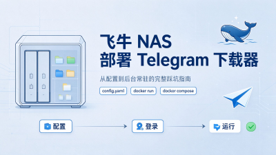 飞牛 NAS fnOS 部署 Telegram 媒体下载器 完整踩坑指南
